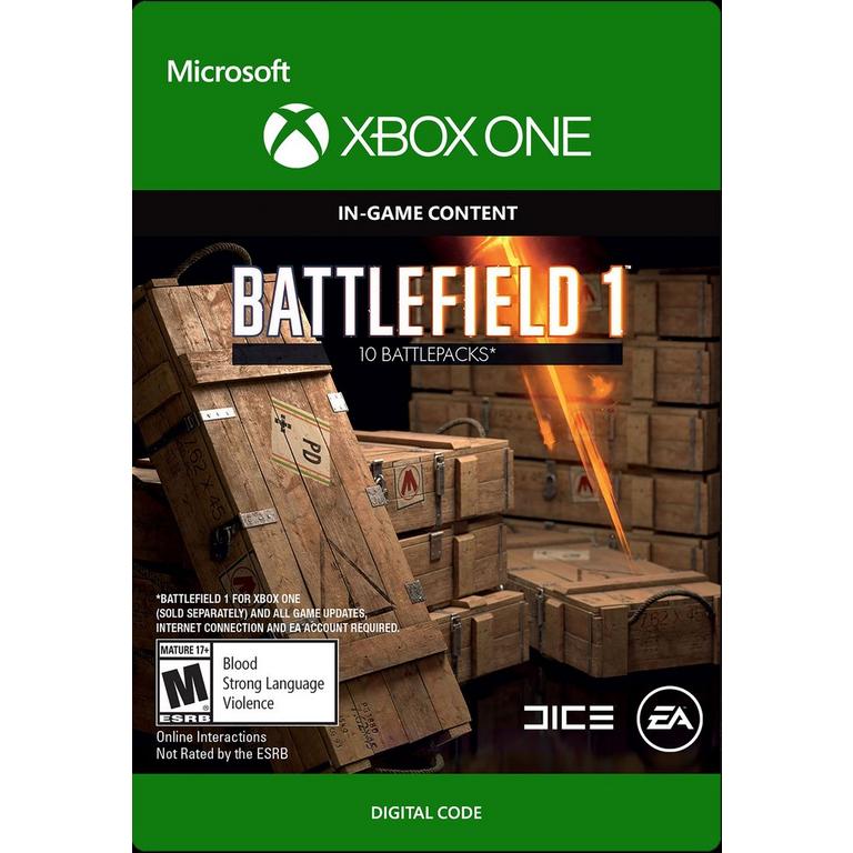 Battlefield 1 Battlepacks x 10 DLC - Xbox One