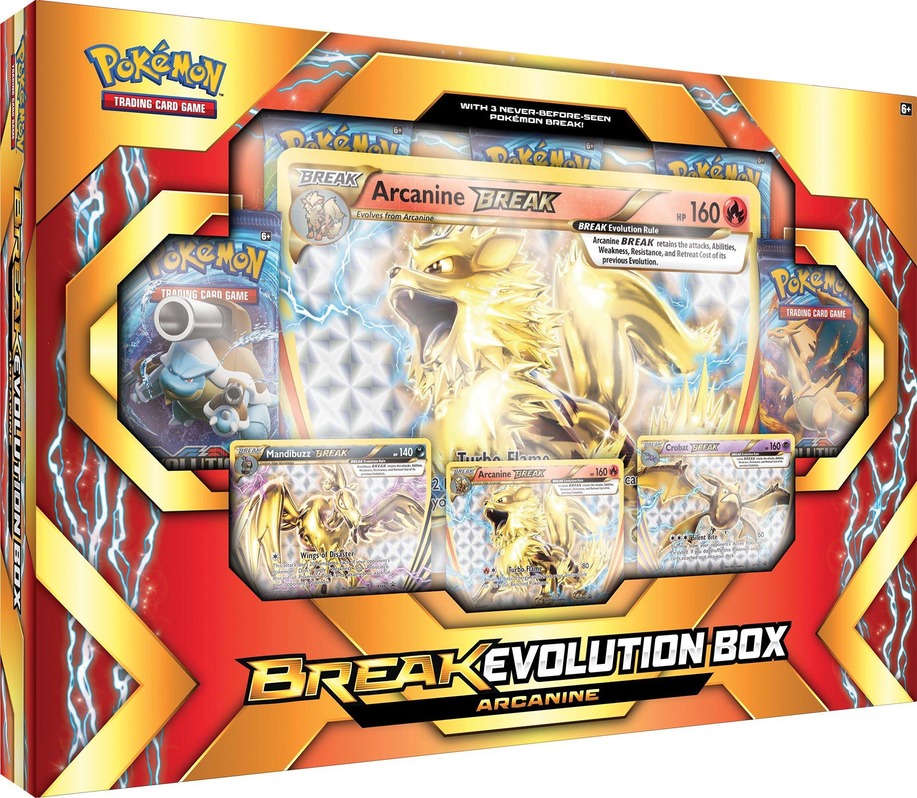 Pokemon Trading Card Game Break Evolution Arcanine Box Gamestop
