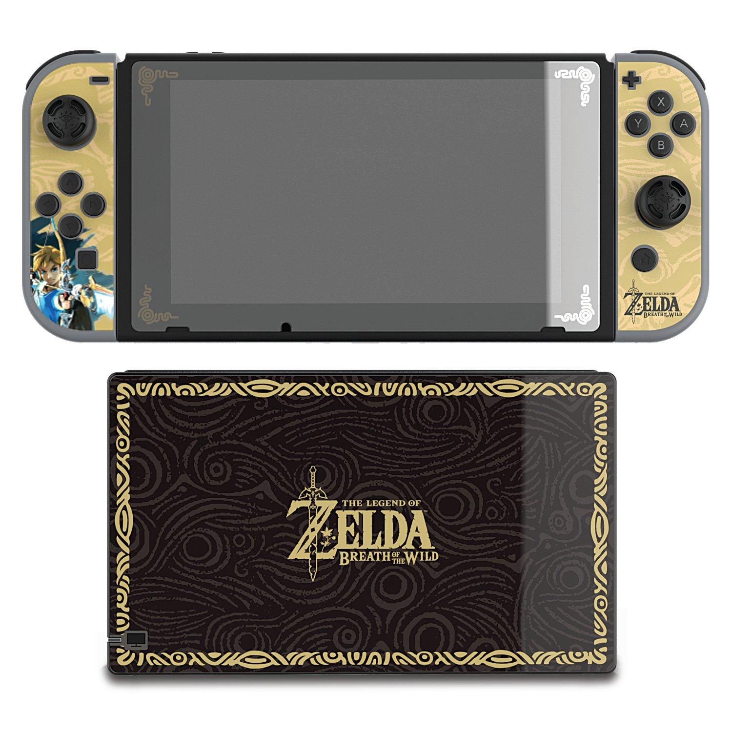 nintendo switch zelda collector's edition screen protection & skins