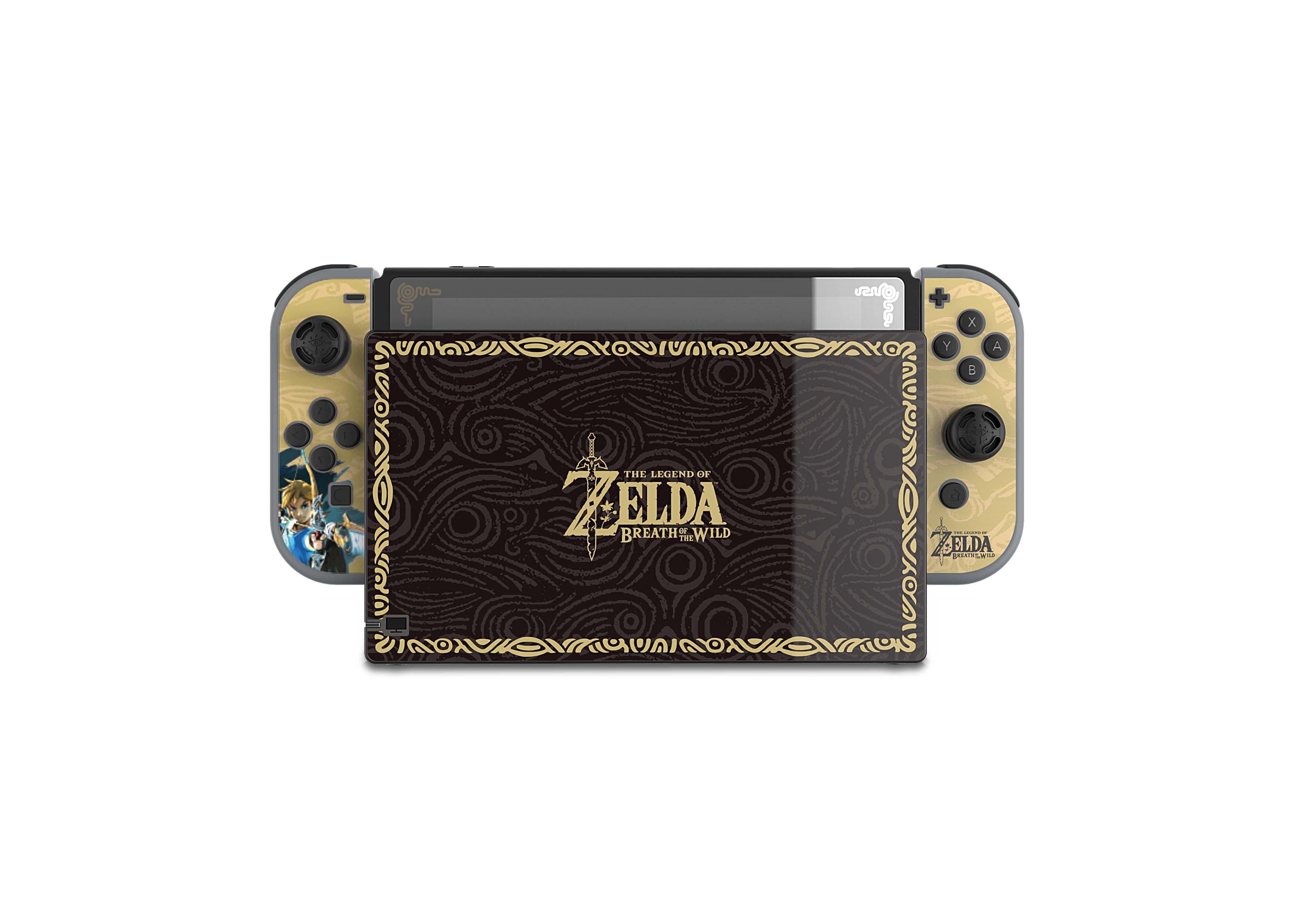 nintendo switch zelda collector's edition screen protection & skins