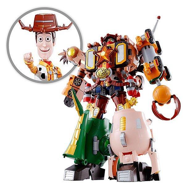 toy story combination woody robo sheriff star chogokin action figure