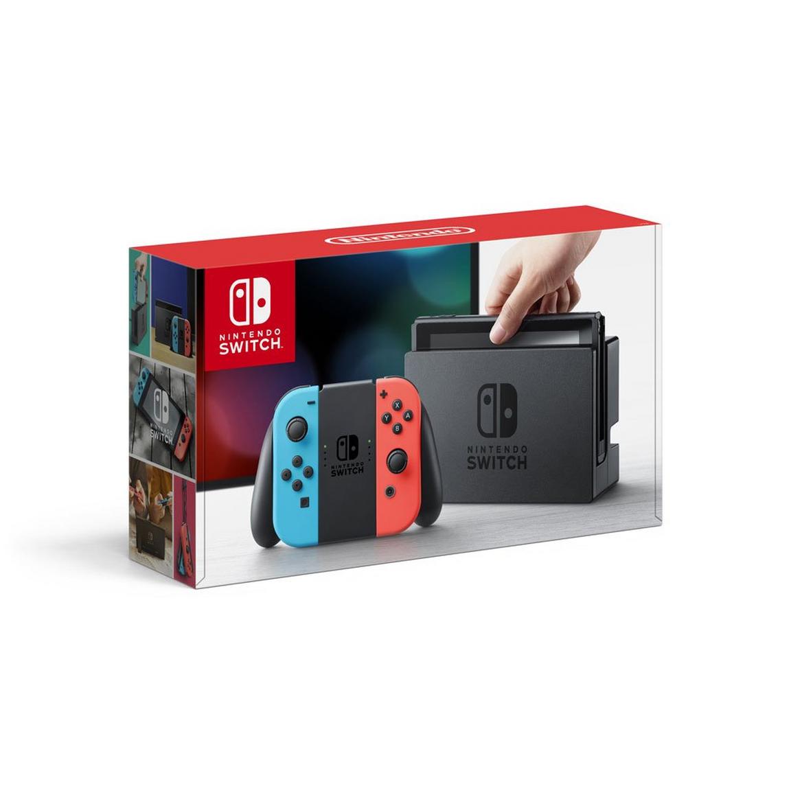 Nintendo Switch Console with Joy-Con Controller, Neon/Blueneon/Red