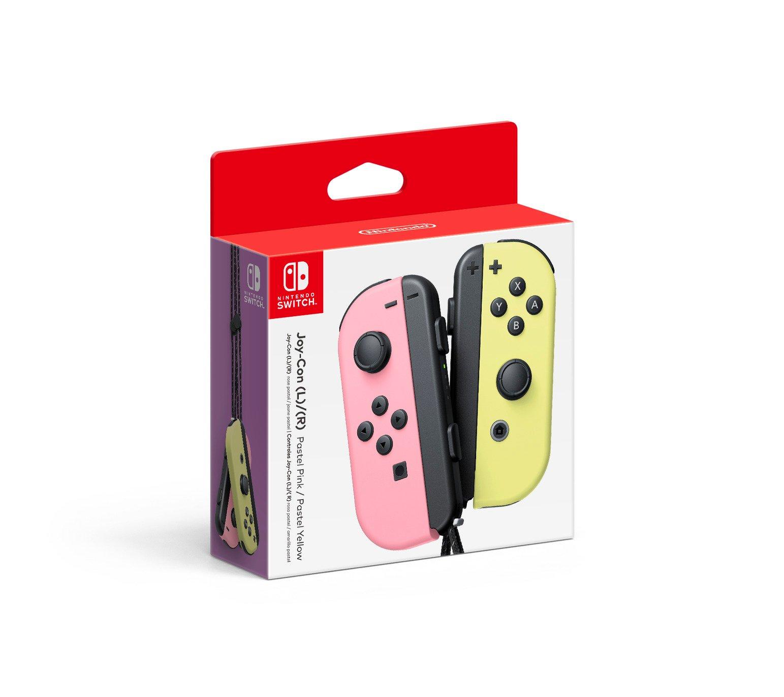 Nintendo Switch Joy-Con (L)/(R) - Pastel Pink/Pastel Yellow | GameStop