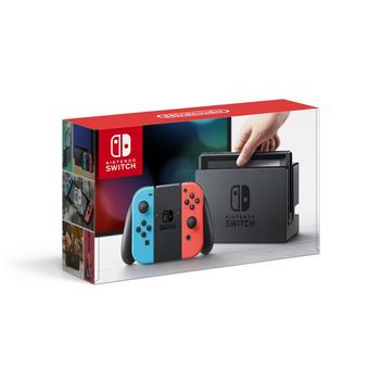 Nintendo Switch Console Neon Blue and Neon Red Joy-Con