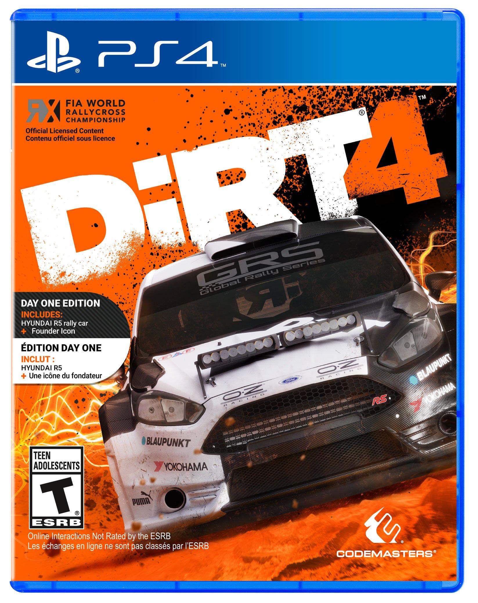 dirt 4 day one edition ps4