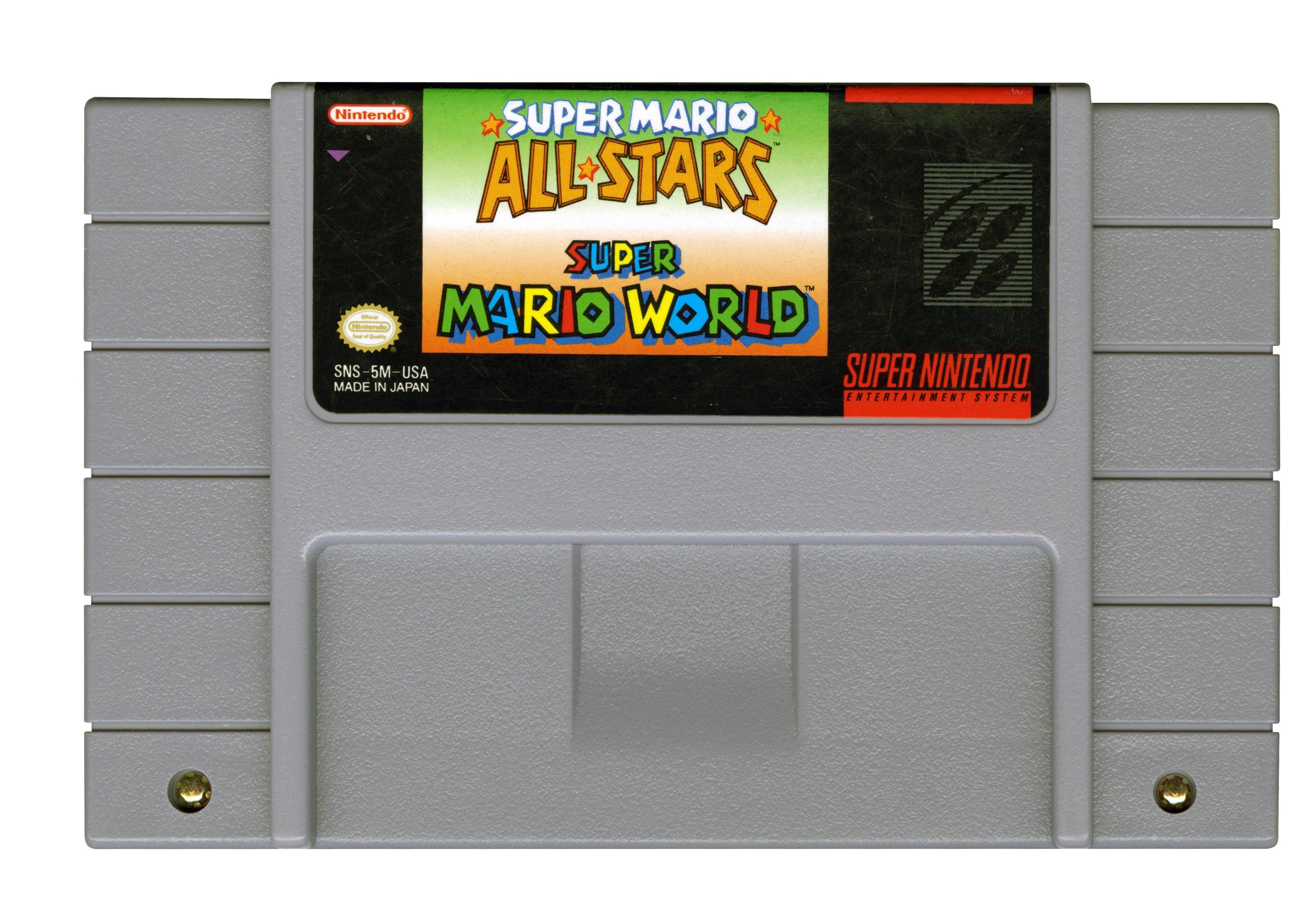 Super Mario All-Stars and Super Mario World - Super Nintendo (SNES)