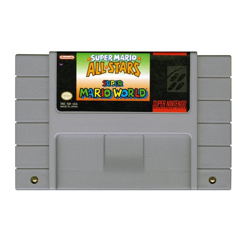 Super Mario All-Stars and Super Mario World - Super Nintendo (SNES)