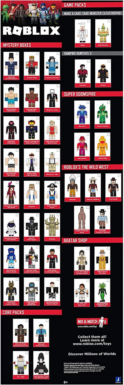 Roblox Action Collection Single Figure Pack Includes 1 Exclusive Virtual Item Styles May Vary Gamestop - gamestop roblox robux
