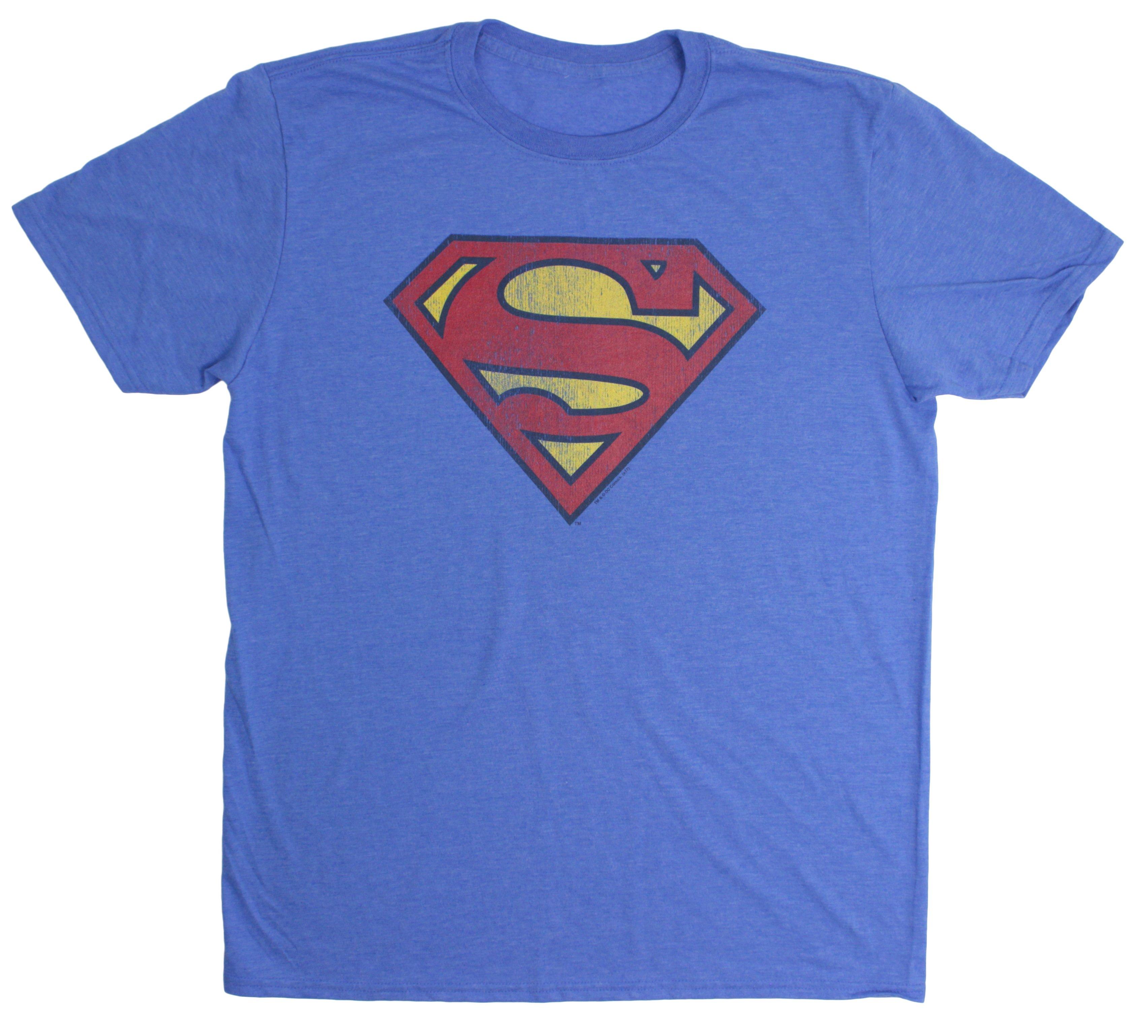 yellow superman t shirt