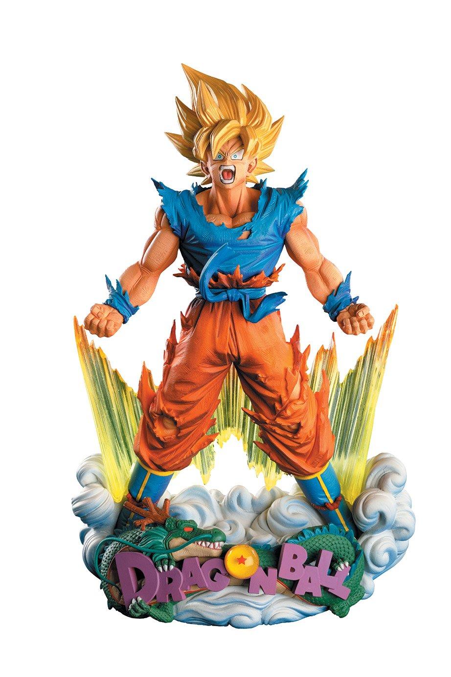 Large Set Of Three Dragon Ball Z Figures Goku Vegetto Gokou Super 17 High Each