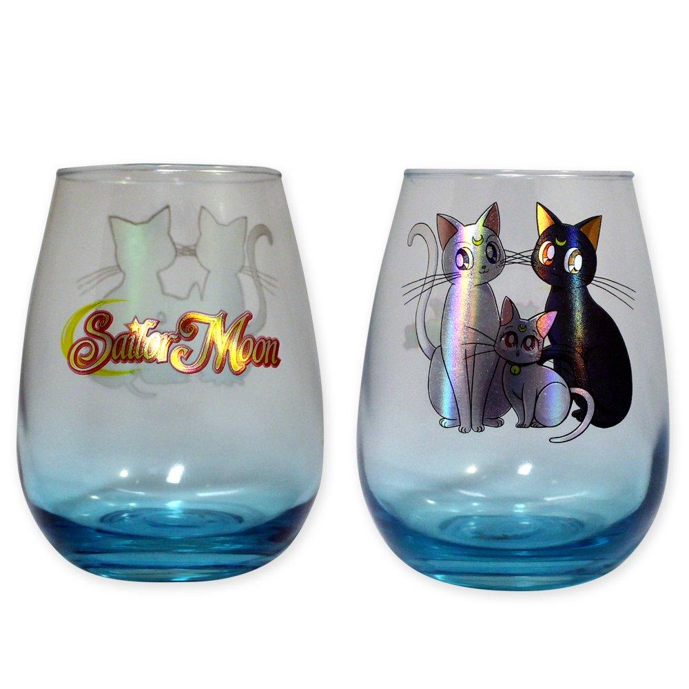 Sailor Moon Cats Wine Glass Gamestop