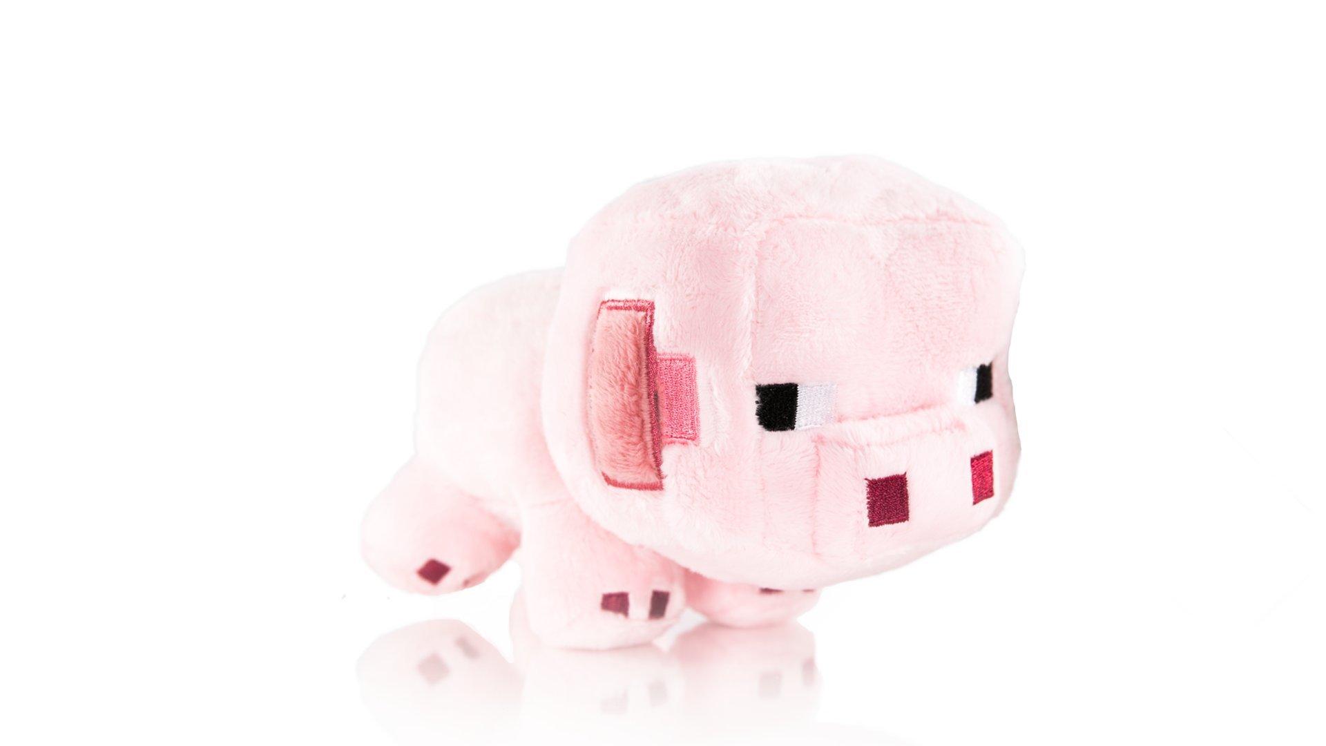 minecraft pig soft toy