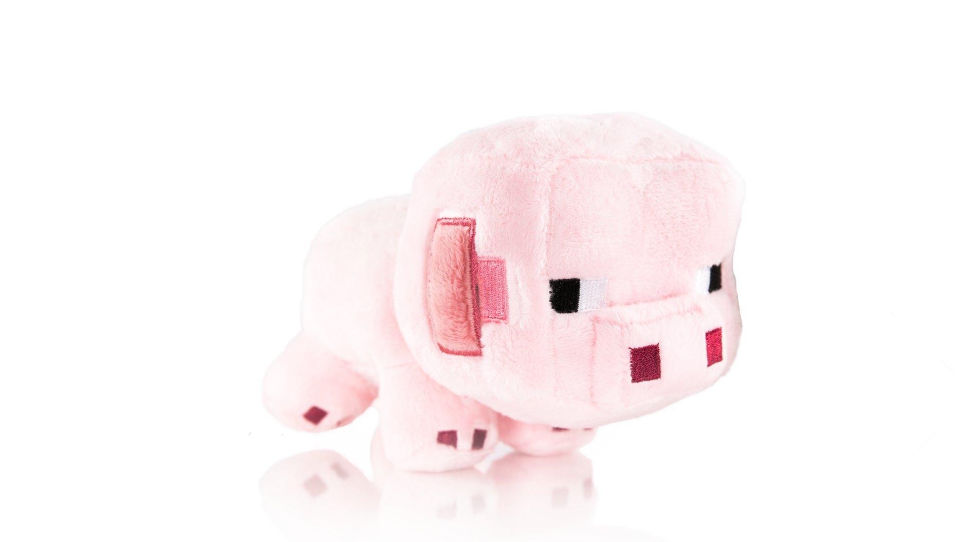 minecraft pig plush toy