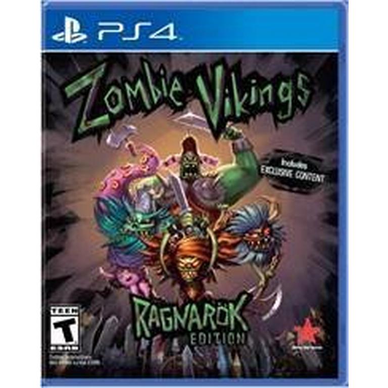 Jeu PS4 Zombie Vikings (Ragnarök Edition) - Édition Collector, Très Bon état, Disque Et Boîte Inclus