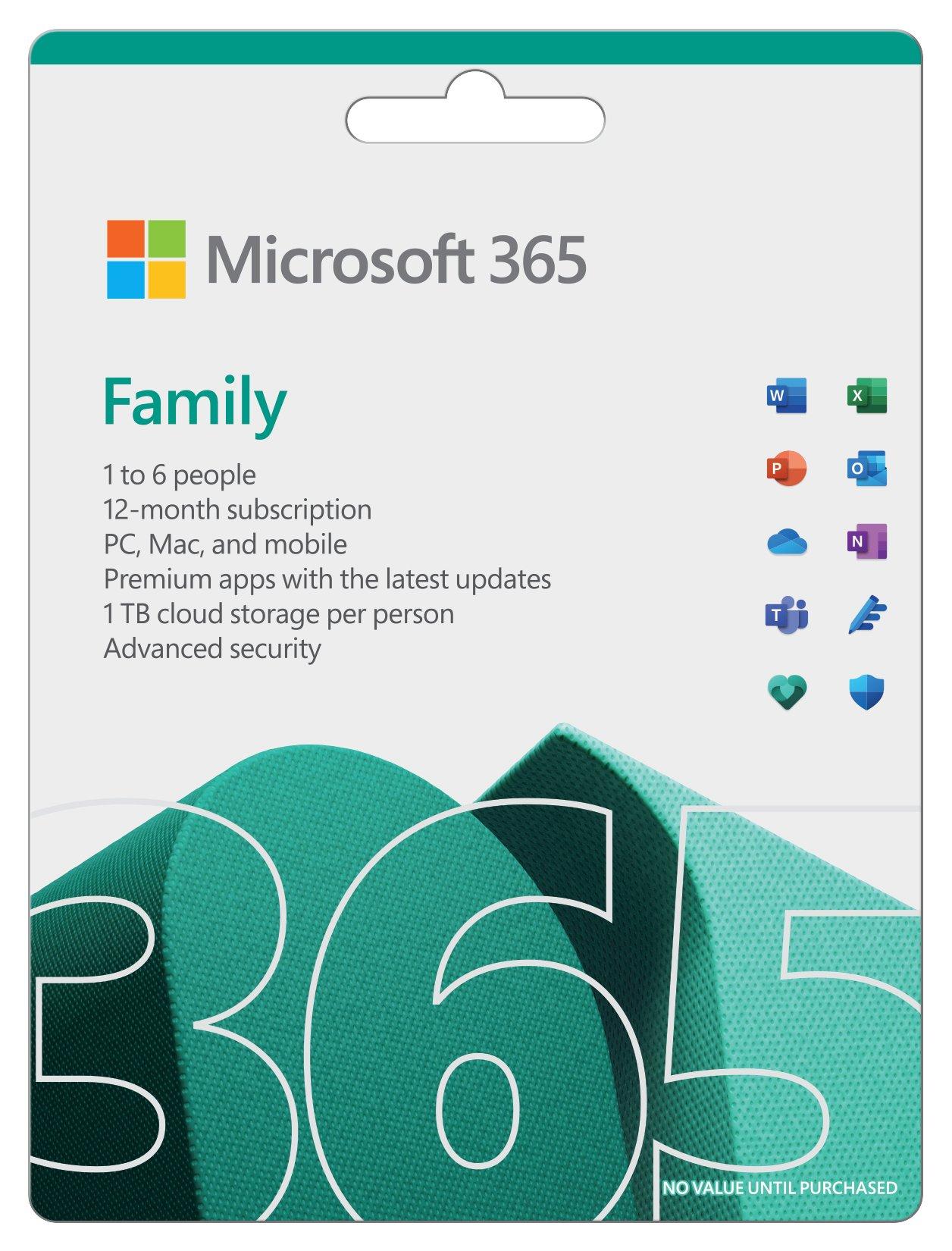 Microsoft 365 Digital Subscription Family