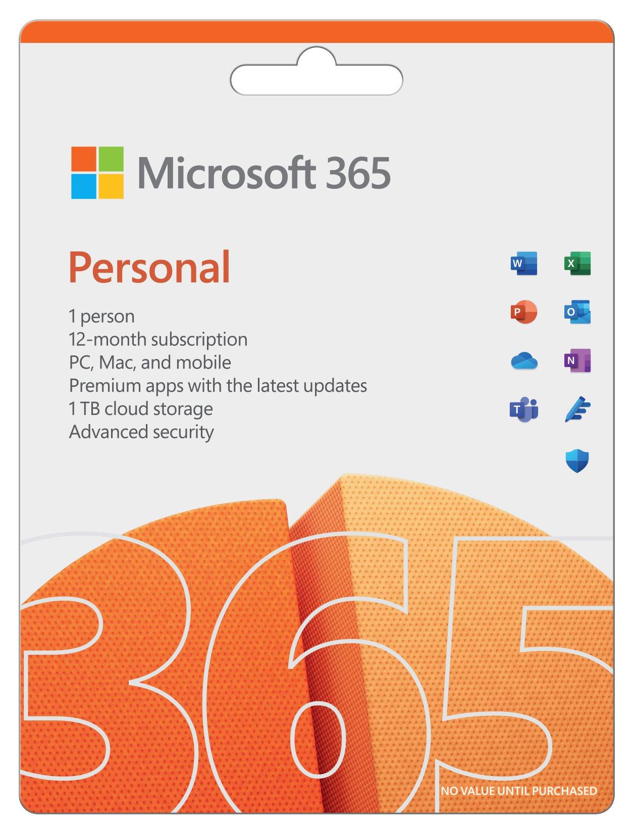 Microsoft Office 365 Home | 12-month subscription, up to 6 people, PC/Mac  Key Card