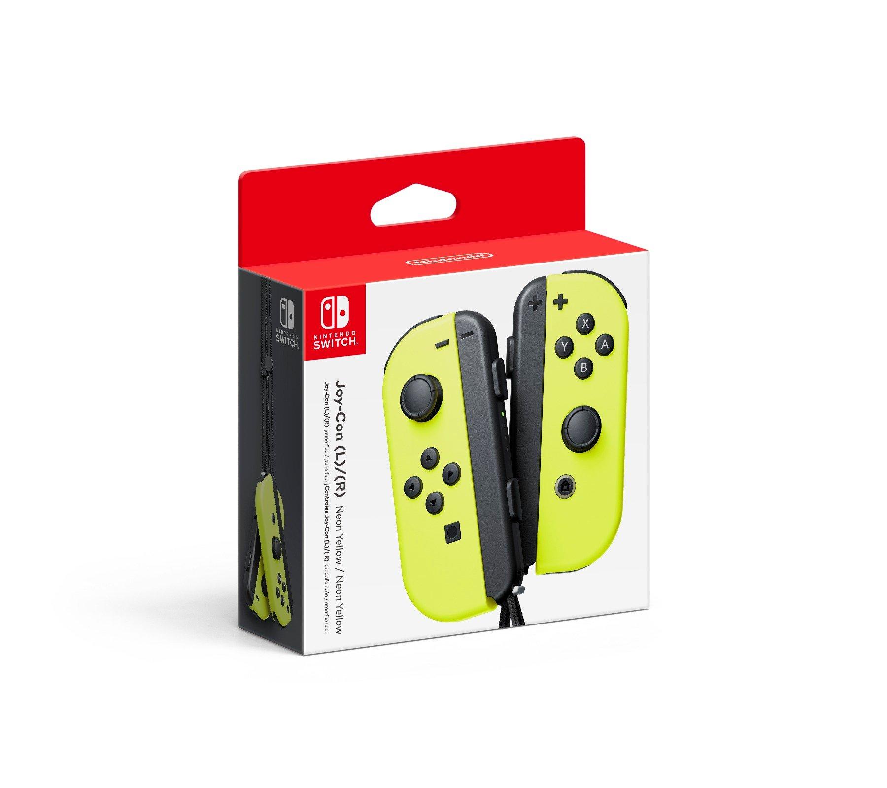 Nintendo Switch Joy Con L R Neon Yellow Nintendo Switch