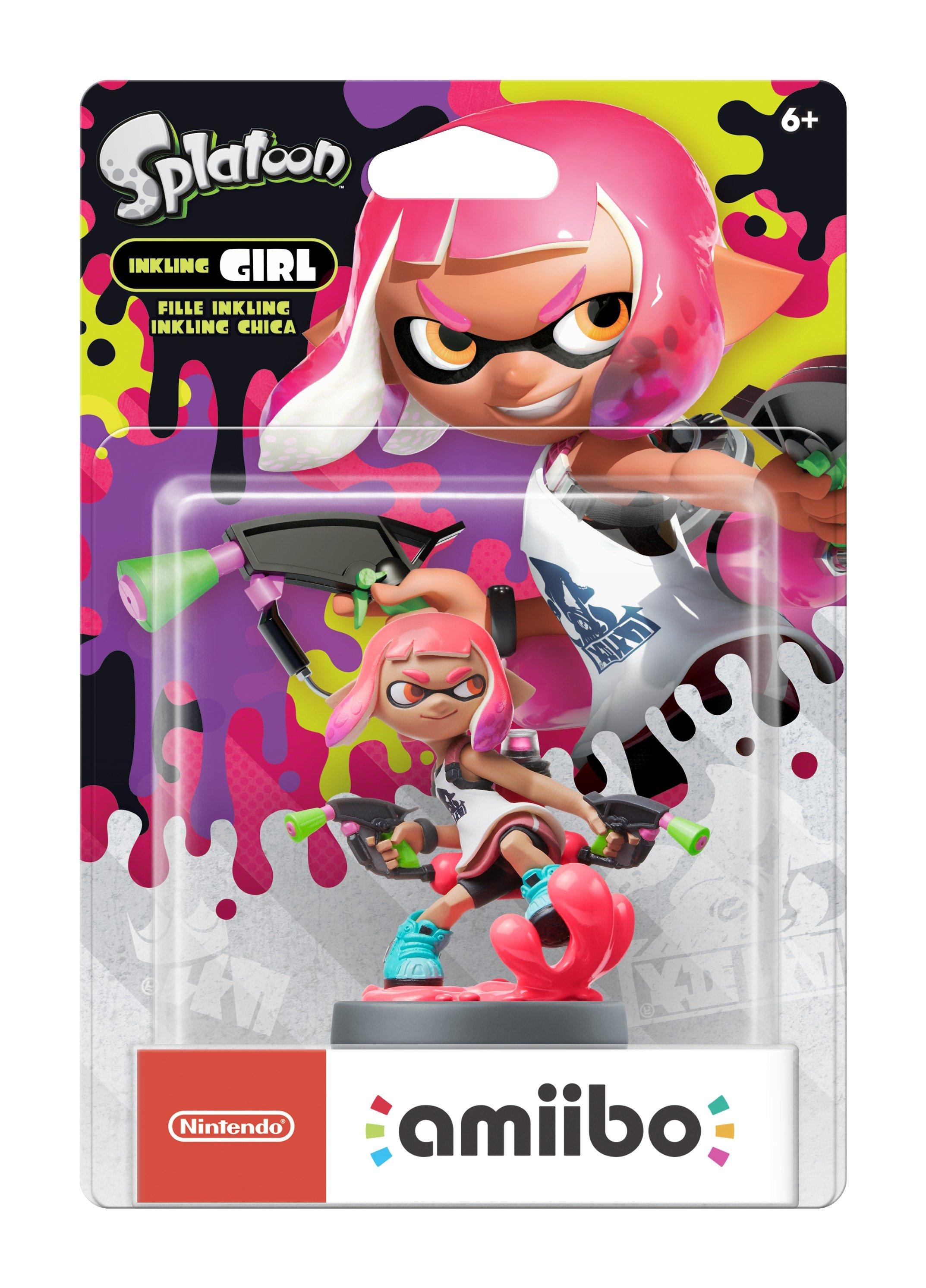 Inkling Girl (Neon Pink) Splatoon 2 amiibo Figure | GameStop