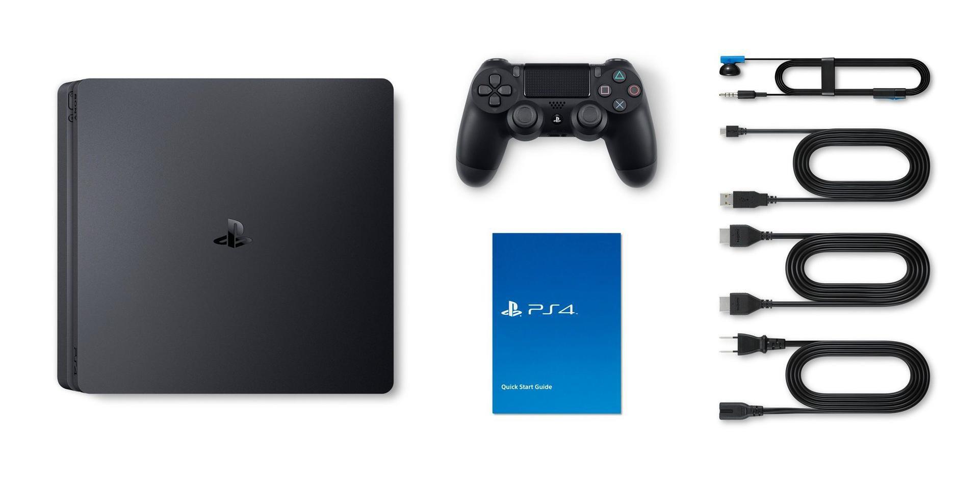 Sony PlayStation 4 Slim Console 1TB Black GameStop