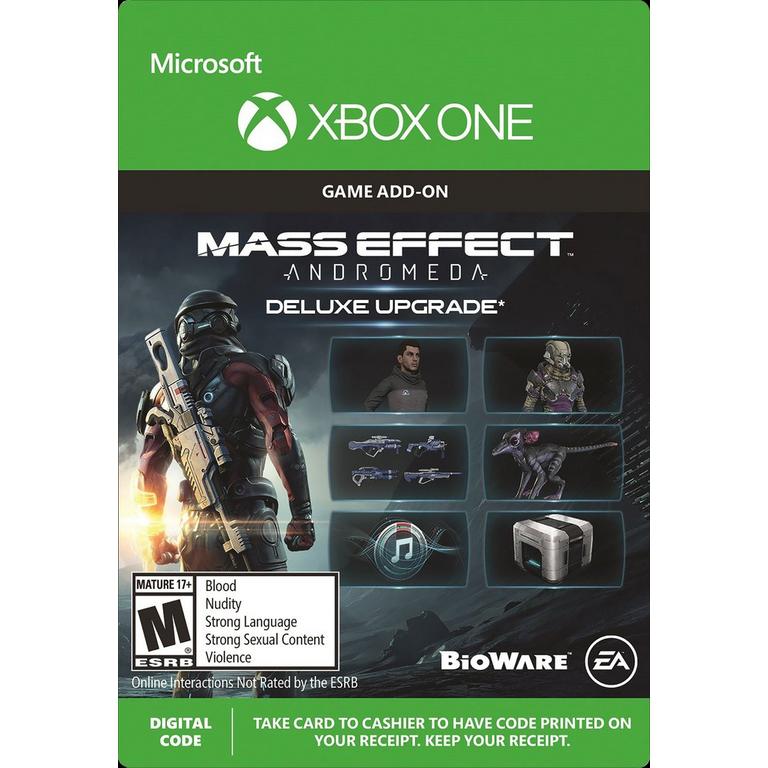 dealer Slaapkamer Uitrusting Mass Effect Andromeda Deluxe Upgrade - Xbox One | Xbox One | GameStop