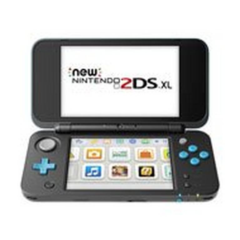 assistance Blueprint A lot of nice good New Nintendo 2DS XL Black and Turquoise | GameStop