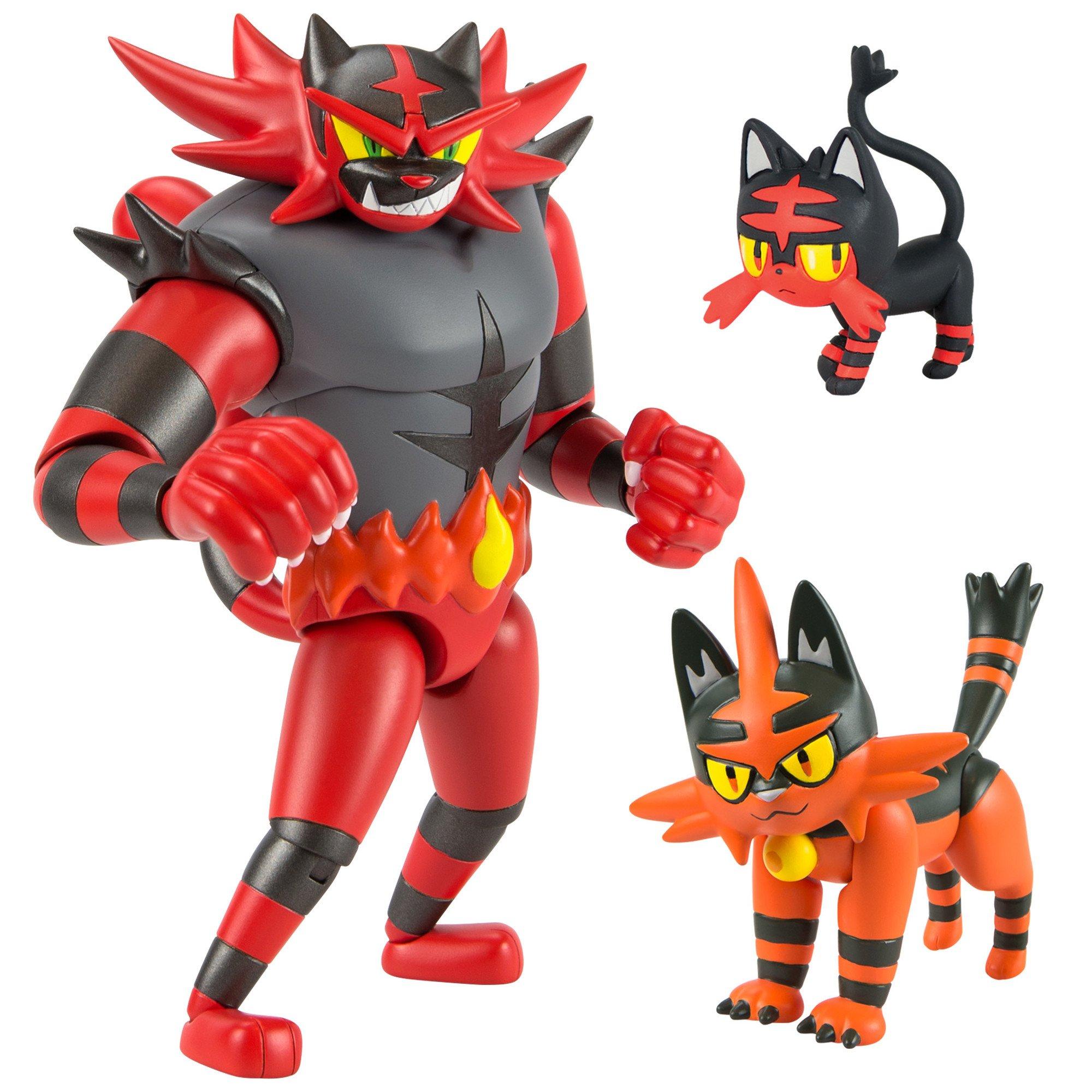 Pokemon Litten Evolution Figure Pack FTM | GameStop