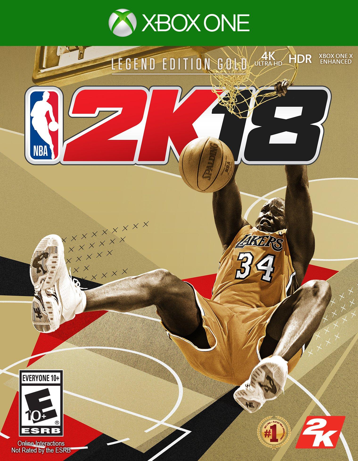 NBA 2K18 Legend Edition Gold Only at GameStop Xbox One GameStop