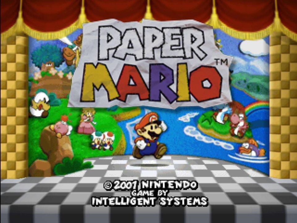 paper mario all games