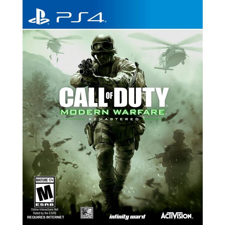Trade In Call Of Duty Modern Warfare Remastered Playstation 4 Gamestop