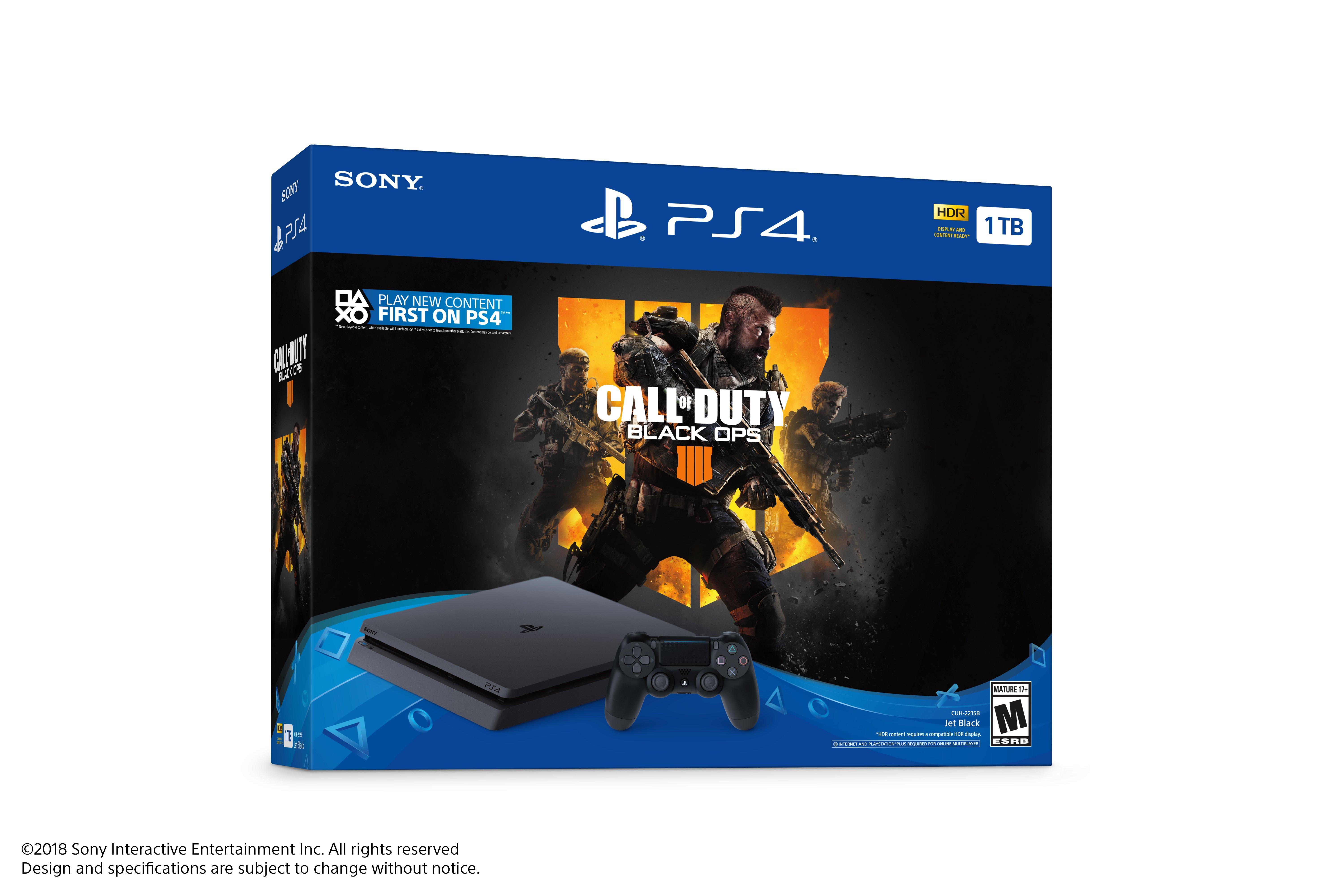 ps4 1tb call of duty black ops 4