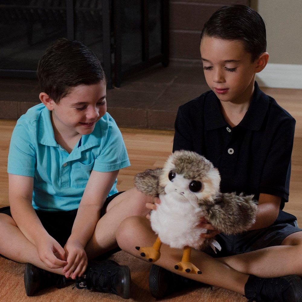 star wars porg action plush