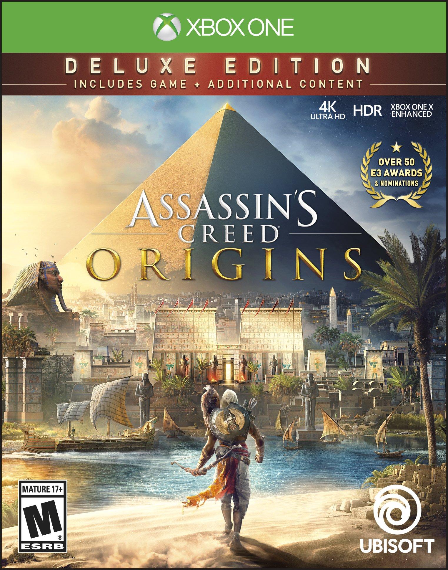  Assassin's Creed Origins - Xbox One Deluxe Edition : Assassin's  Creed Origins - Deluxe Edition: Video Games