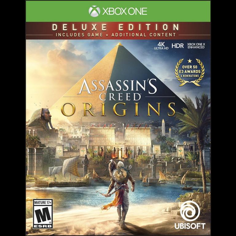 Assassin S Creed Origins Deluxe Edition Xbox One Gamestop
