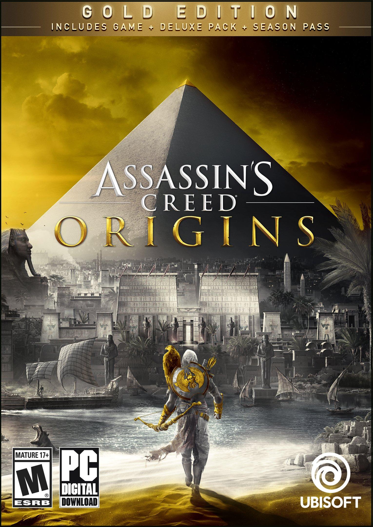 Assassin S Creed Origins Gold Edition Pc Gamestop