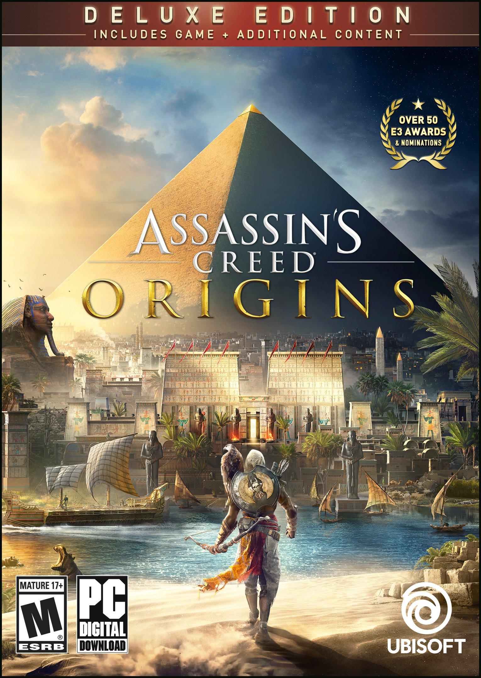 Assassin S Creed Origins Deluxe Edition Pc Gamestop