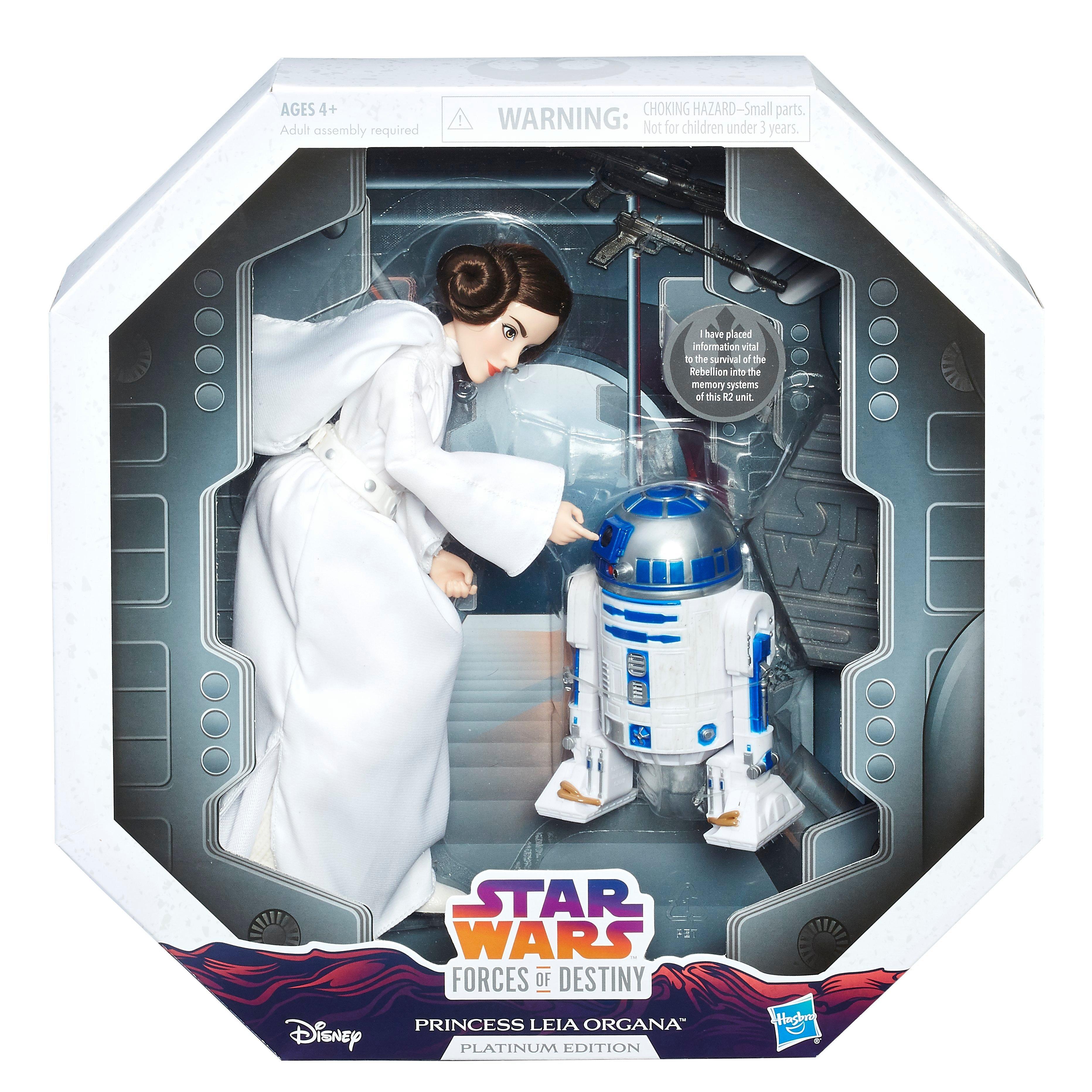 Star Wars Forces of Destiny Princess Leia Organa Platinum Edition Figure