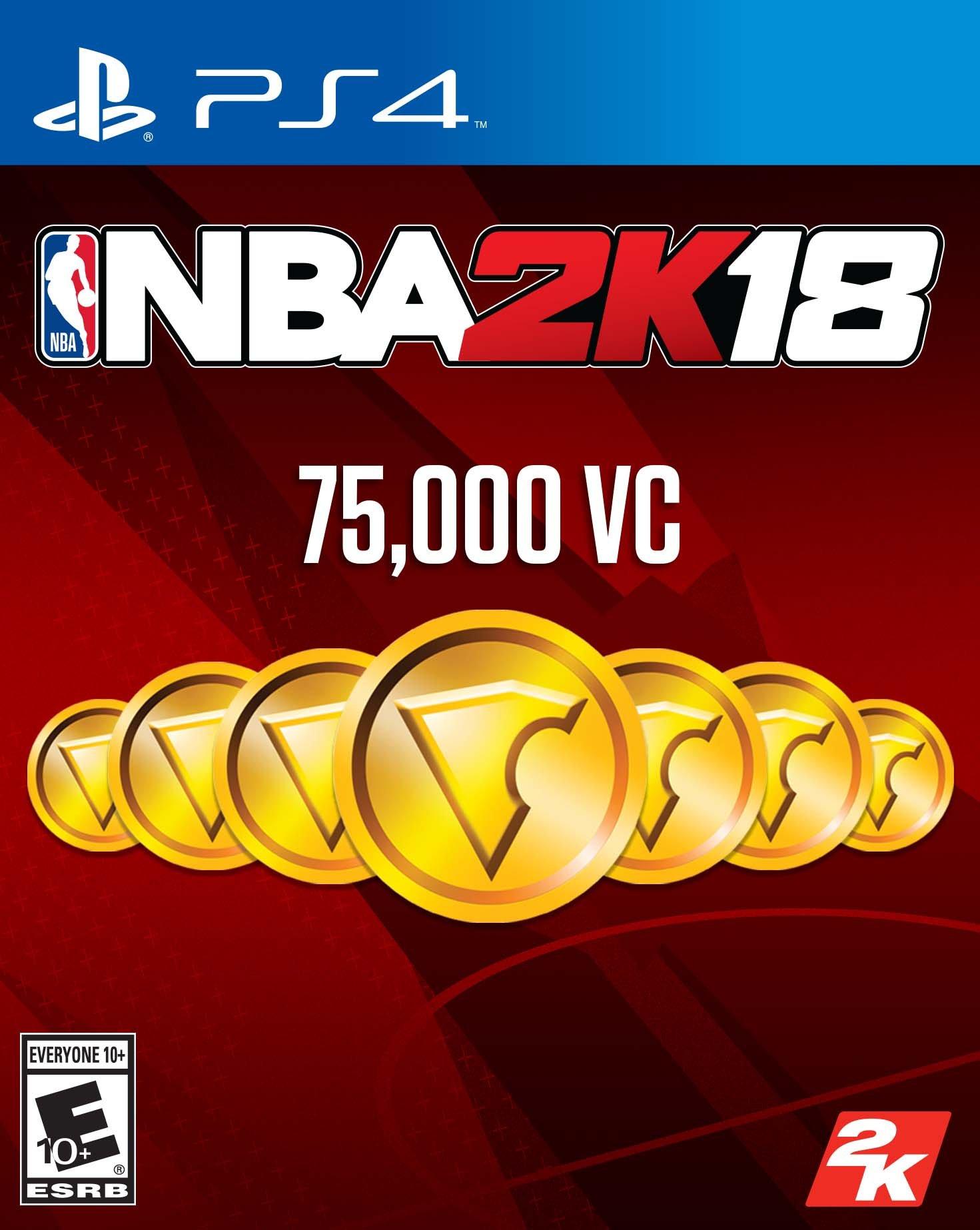 Nba 2k18 75 000 Virtual Currency Playstation 4 Gamestop