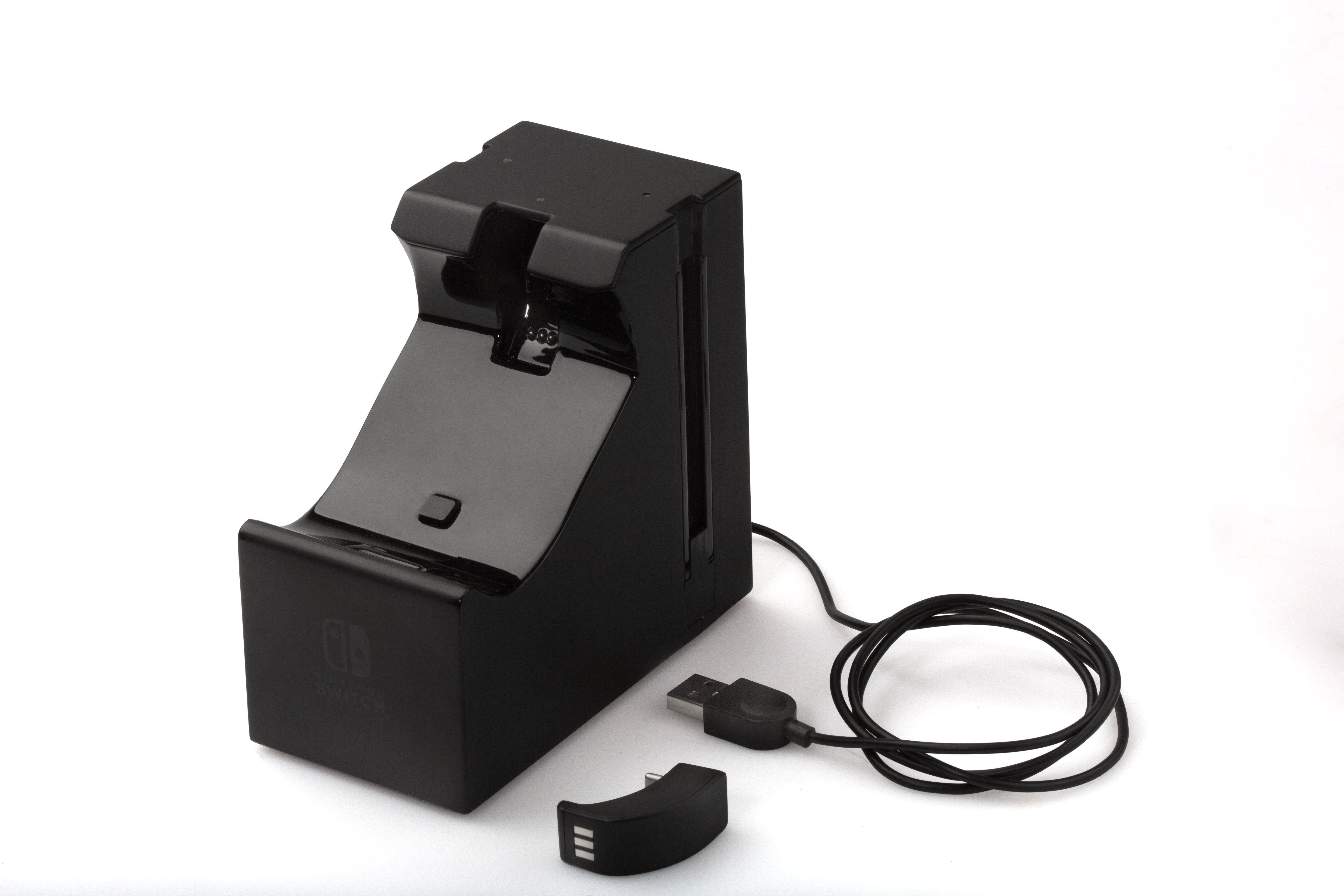 Black Joy Con And Pro Controller Charging Dock For Nintendo Switch