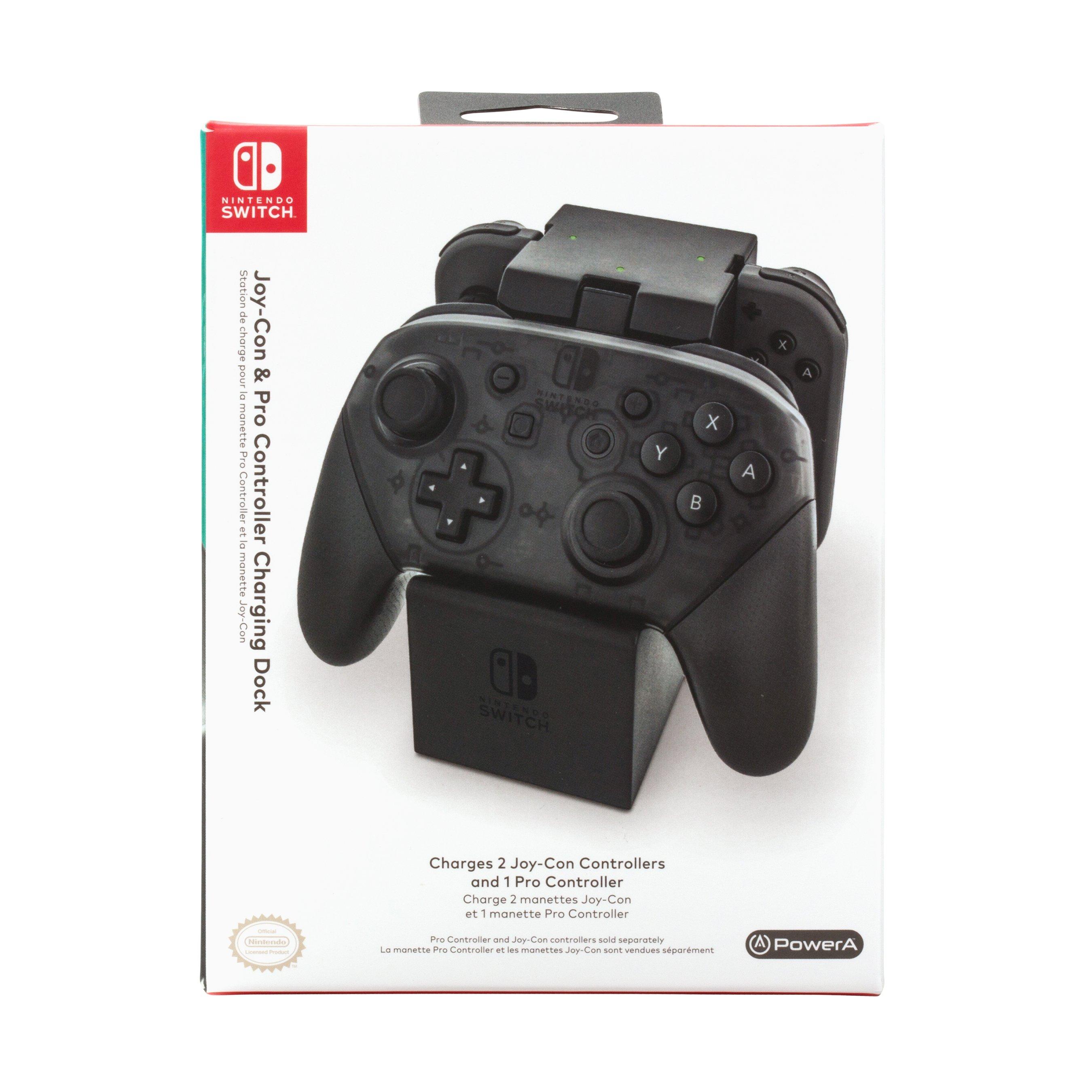 Black Joy-Con and Pro Controller Charging Dock for