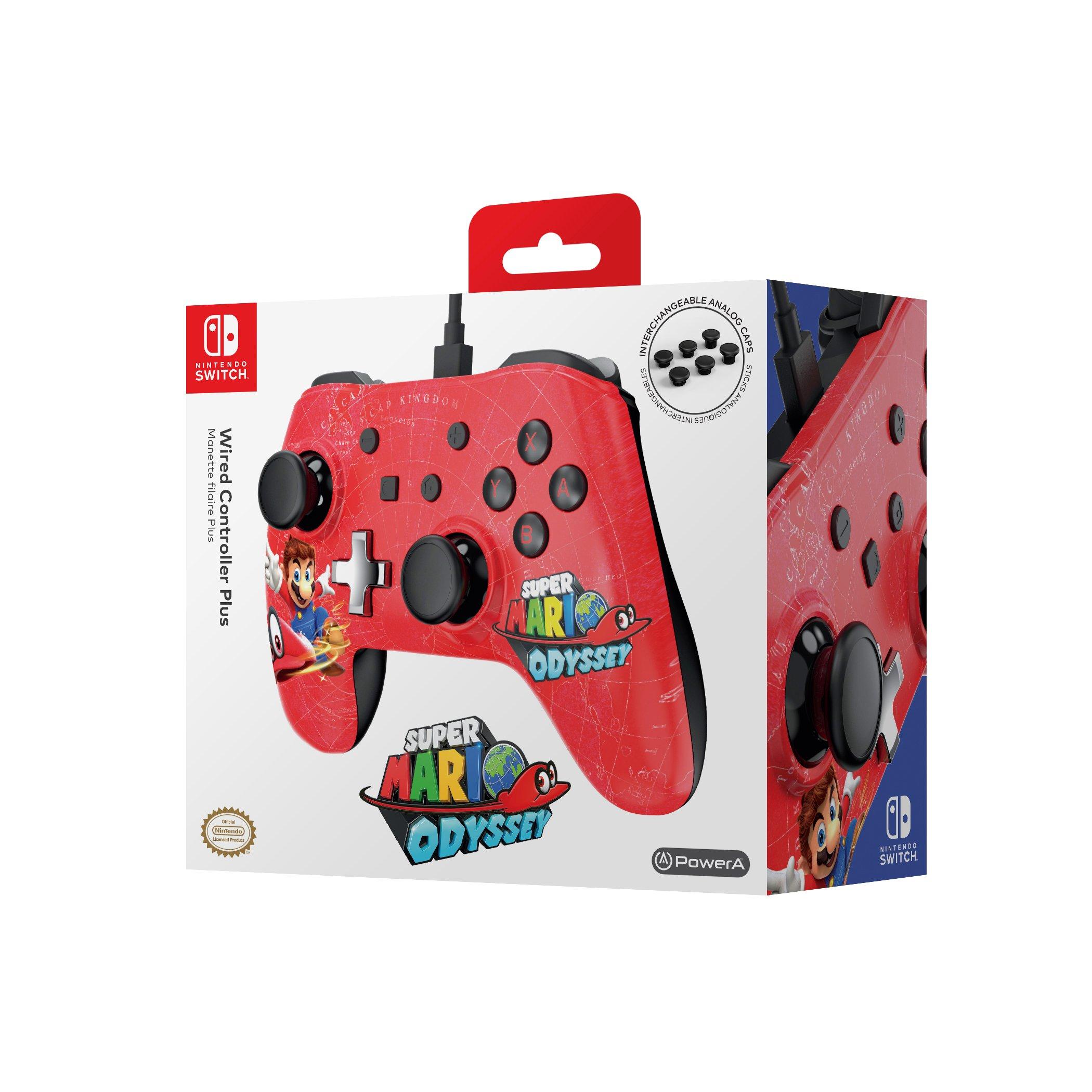 list item 11 of 12 PowerA Super Mario Bros. Red Wired Controller Plus for Nintendo Switch