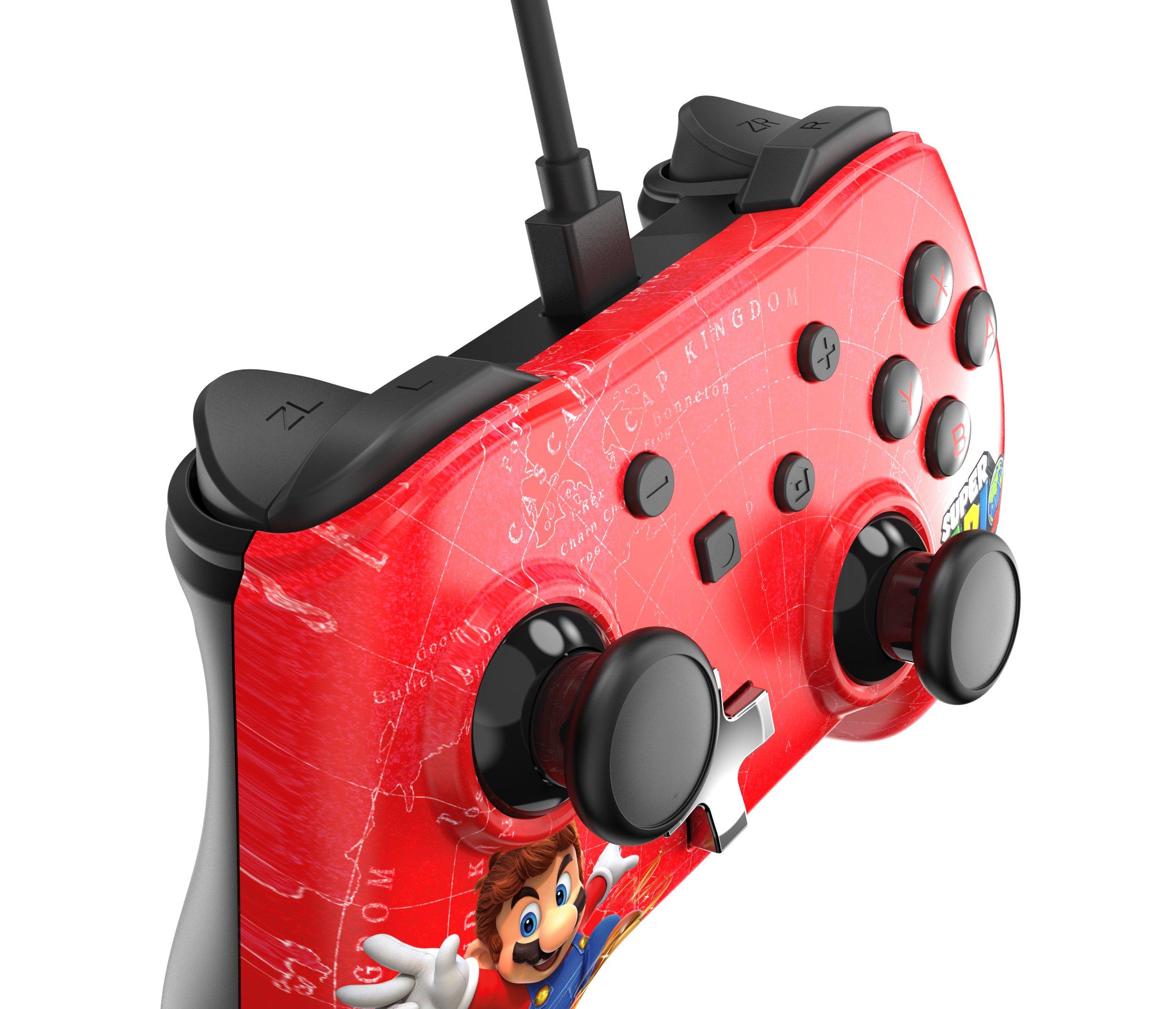 PowerA Super Mario Bros. Red Wired Controller Plus for Nintendo