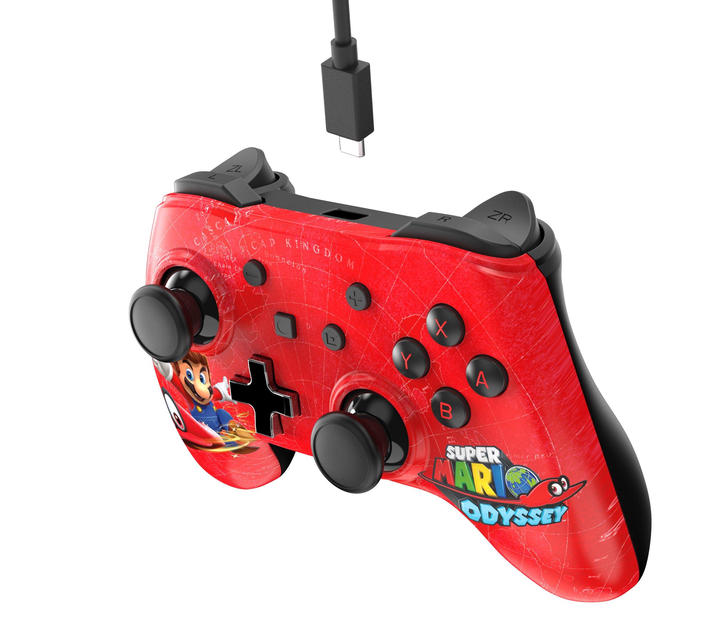 list item 6 of 12 PowerA Super Mario Odyssey Wired Controller Plus for Nintendo Switch