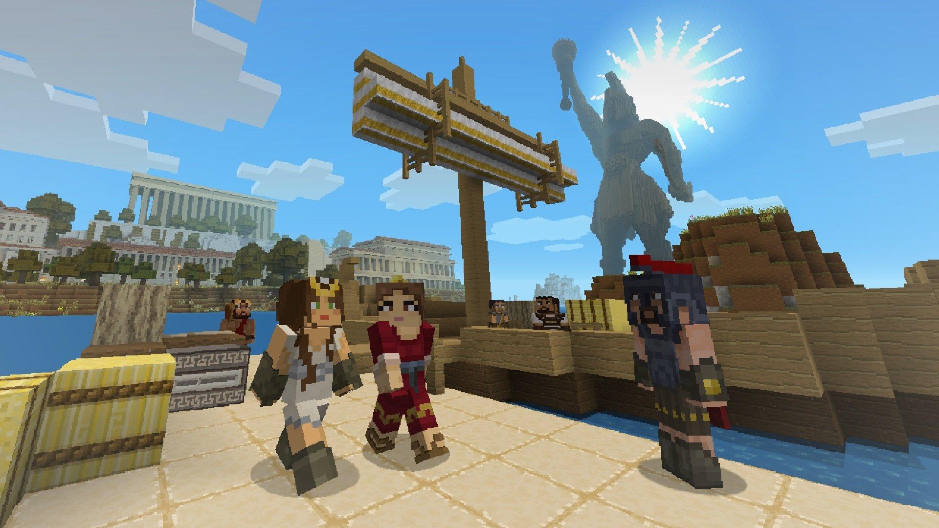 Minecraft Wii U Edition Greek Mythology Mash Up Pack Nintendo Wii U Gamestop