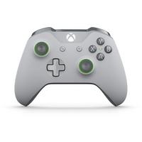 list item 1 of 4 Microsoft Xbox One Green and Gray Wireless Controller