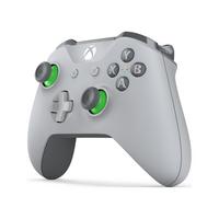 list item 2 of 4 Microsoft Xbox One Green and Gray Wireless Controller