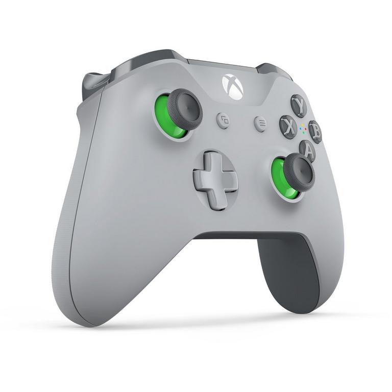 Microsoft Xbox One Green and Gray Wireless Controller