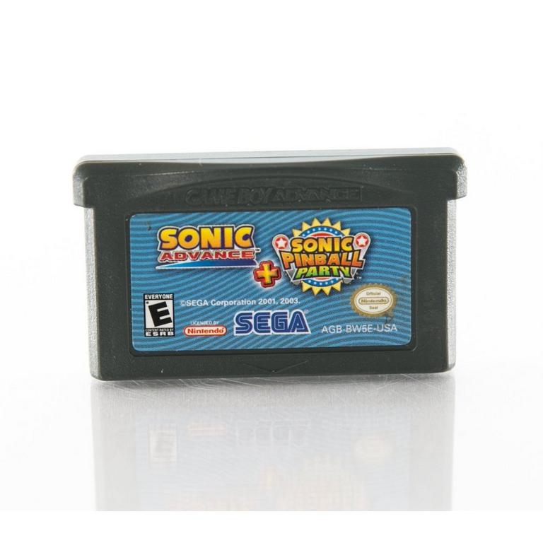 Sonic Advance and Sonic Pinball Party Combo Pack - Game Boy Advance