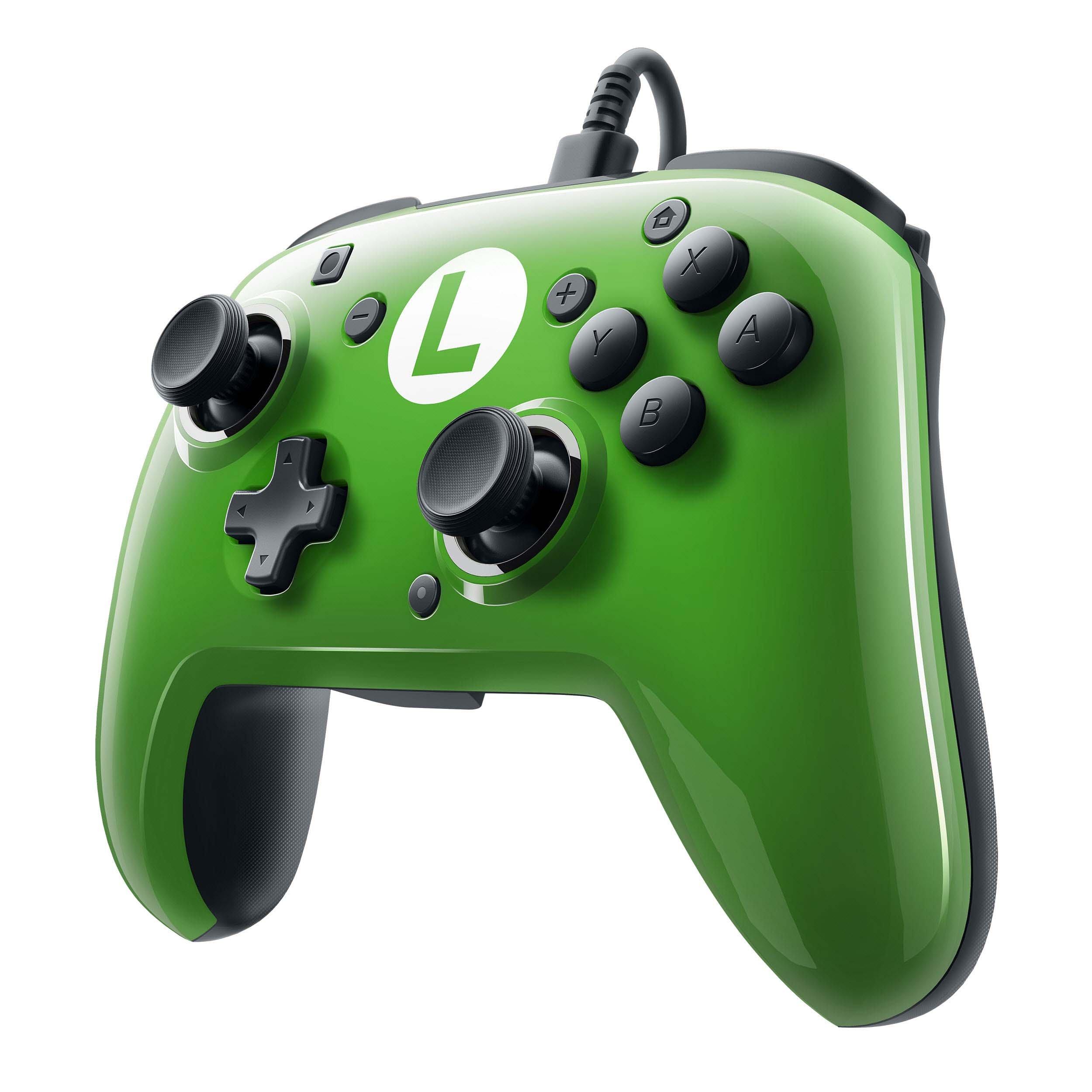 Nintendo Switch Faceoff Wired Pro Controller Mario and Luigi Deluxe