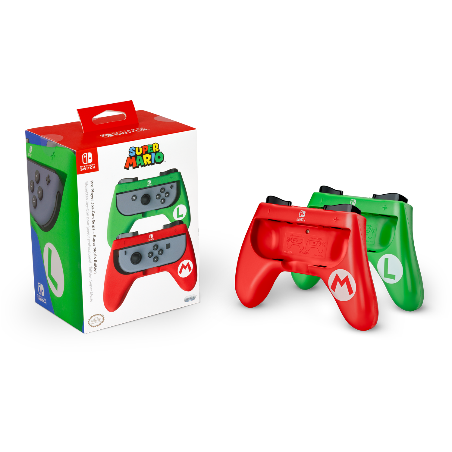 Super Mario Bros. Mario and Luigi Joy-Con Grips for Nintendo Switch GameStop Exclusive Super Mario Bros. Mario and Luigi Joy-Con Grips for Nintendo Switch GameStop Exclusive