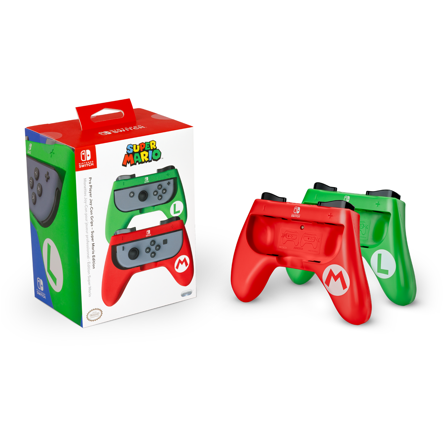 list item 1 of 15 Super Mario Bros. Mario and Luigi Joy-Con Grips for Nintendo Switch GameStop Exclusive